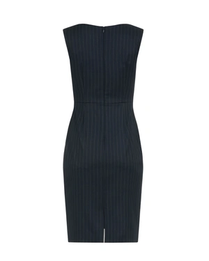 Business dress with fine stripes | Dresses and Jumpsuits - 1