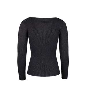 Cardigan with a sleeve detail | Knitwear - 4