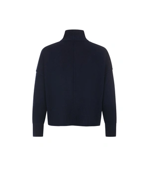 Cashmere turtleneck in ink blue | Knitwear - 6