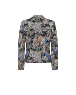 Casual single-breasted blazer with paisley motif | Jackets and Blazers - 1