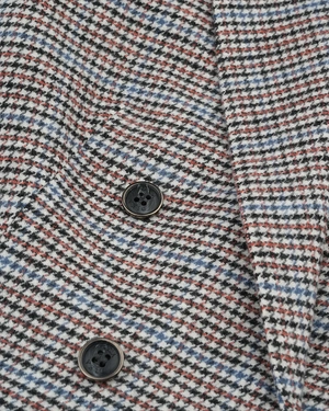 Checked double-breasted blazer with a classic silhouette | Jackets and Coats - 2