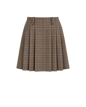 Checked pleated skirt in a wool blend | Skirts | Dika.bg - 1 Checked pleated skirt in a wool blend | Skirts - 1