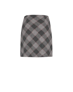 Jupe à carreaux en mélange de laine | Jupes | Dika.com - 4 Jupe à carreaux en mélange de laine | Jupes - 4