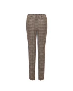 Checkered trousers in recycled polyester | All products - 1