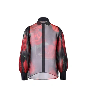 Chiffon floral shirt | All products | Outlet DiKa - 1 Chiffon floral shirt | All products - 1