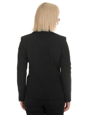 Veste noire classique à boutonnage simple et à revers | Vestes et Blazers - 3