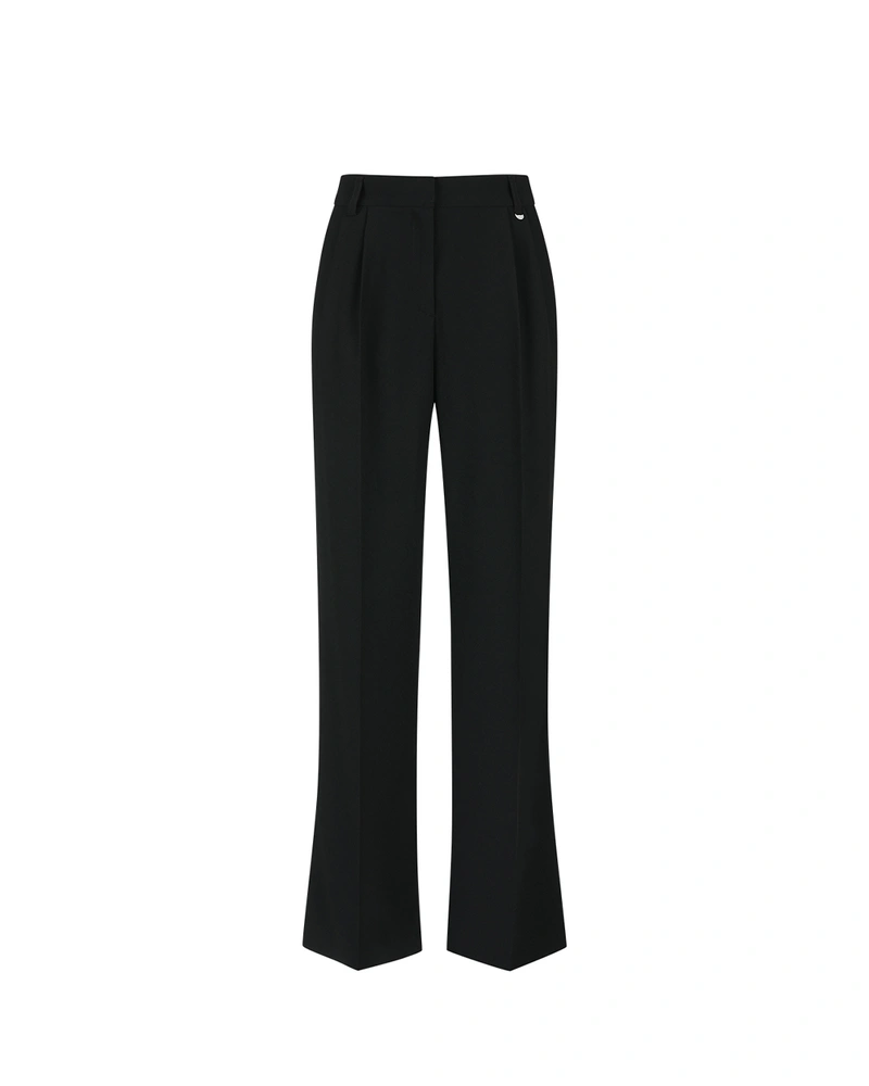 Klasične crne pantalone sa peglanom ivicom | Pantalone i Helanke