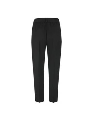 Classic black wool trousers with crease | All products - 1