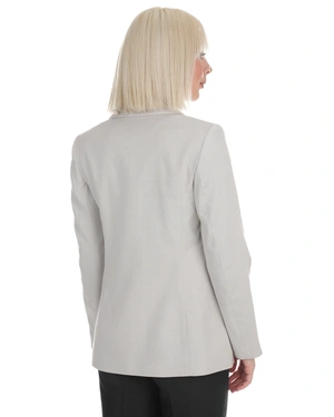 Classic jacket in a light shade from linen and viscose | Jackets and Blazers | Dika.bg - 3 Classic jacket in a light shade from linen and viscose | Jackets and Blazers - 3