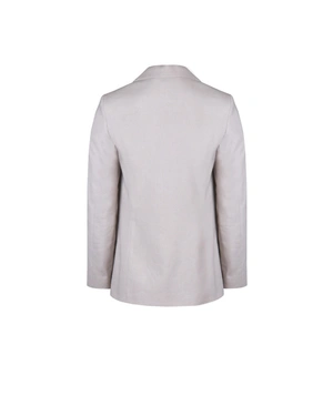 Classic jacket in a light shade from linen and viscose | Jackets and Blazers | Dika.bg - 4 Classic jacket in a light shade from linen and viscose | Jackets and Blazers - 4