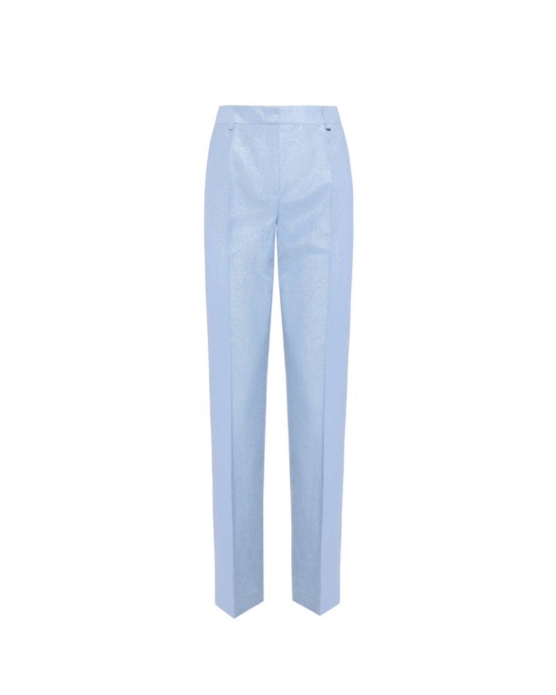 Classic lurex trousers | Trousers
