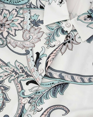 Classic viscose shirt with an paisley pattern | Shirts - 2