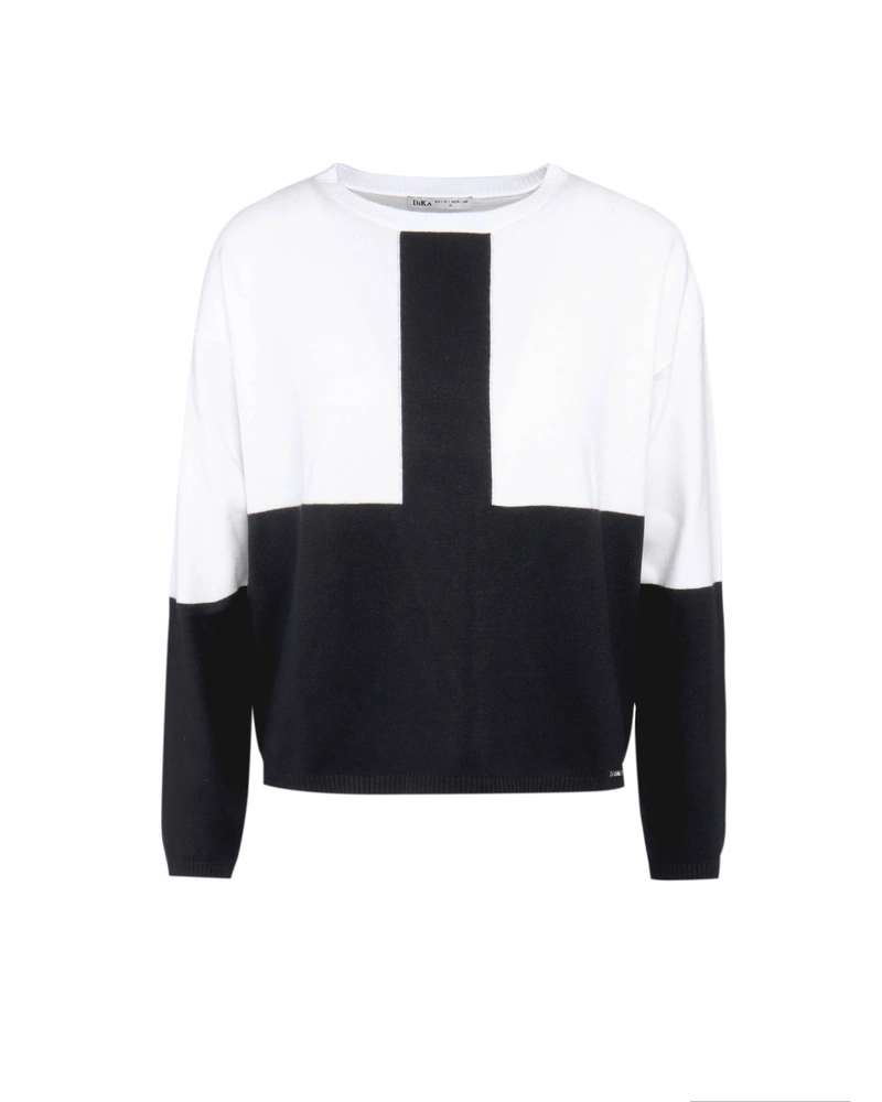 Color block knitwear | Pulls