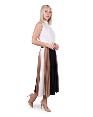 Color-block pleated skirt | Skirts | Dika.test - 3 Color-block pleated skirt | Skirts - 3