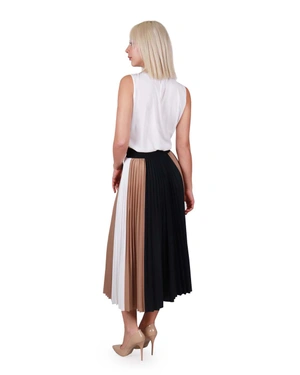 Color-block pleated skirt | Skirts | Dika.test - 4 Color-block pleated skirt | Skirts - 4