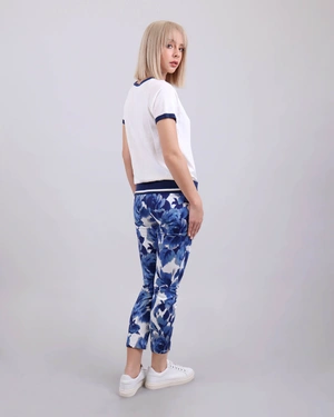 Cotton and viscose trousers | Trousers - 4