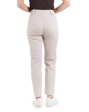 Cotton and viscose trousers | Trousers - 4