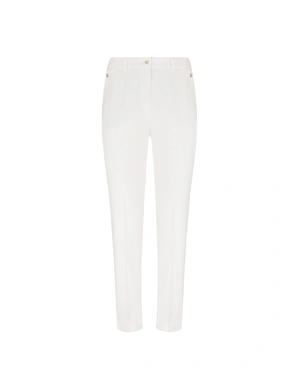 Cotton and viscose trousers | Trousers - 3