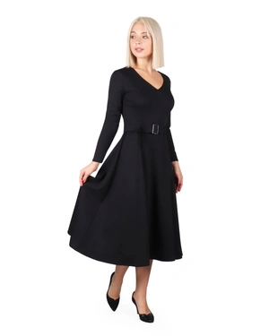Cotton fit and flare dress | Dresses and Jumpsuits - 2