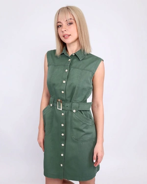Rochie tip cămașă din bumbac | Rochii - 4