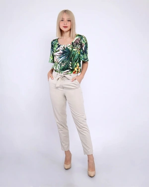 Pantaloni din bumbac | Pantaloni și Colanți - 2