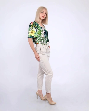 Pantaloni din bumbac | Pantaloni și Colanți - 3