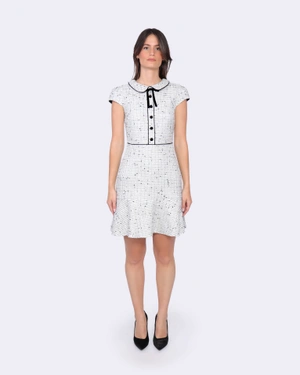 Cotton tweed dress | Dresses and Jumpsuits | Dika.test - 3 Cotton tweed dress | Dresses and Jumpsuits - 3
