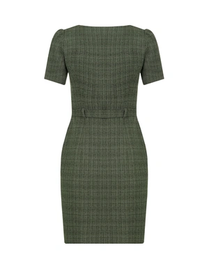 Cotton tweed dress | Dresses and Jumpsuits - 1
