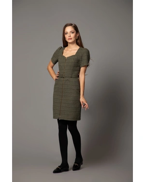 Cotton tweed dress | Dresses and Jumpsuits - 2