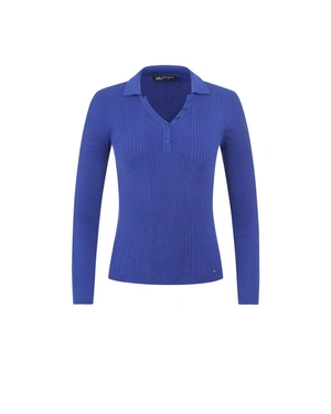 Tamnoplava bluza sa detaljem okovratnika | Pletenina | Dika.rs - 7 Tamnoplava bluza sa detaljem okovratnika | Pletenina - 7