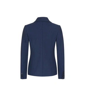 Dark blue double-breasted blazer | Jackets and Coats - 1
