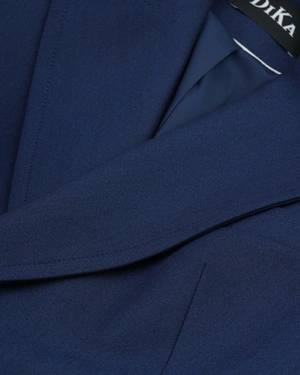 Dark blue double-breasted blazer | Jackets and Coats - 2