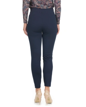 Dark blue elegant leggings-trousers | Casual - 4