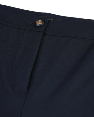 Pantalon bleu marine à jambe fuselée |  - 2