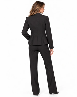 Dark brown fitted blazer | Jackets and Blazers - 2