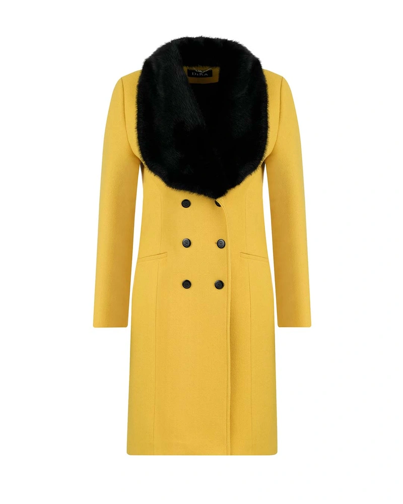 Double-breasted wool coat | All products