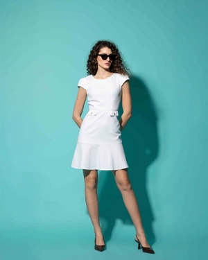 Rochie din material texturizat | COLECTIE DE VARĂ OUTLET - 3