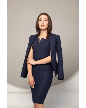 Dress with a geometric neckline | Dresses and Jumpsuits - 2