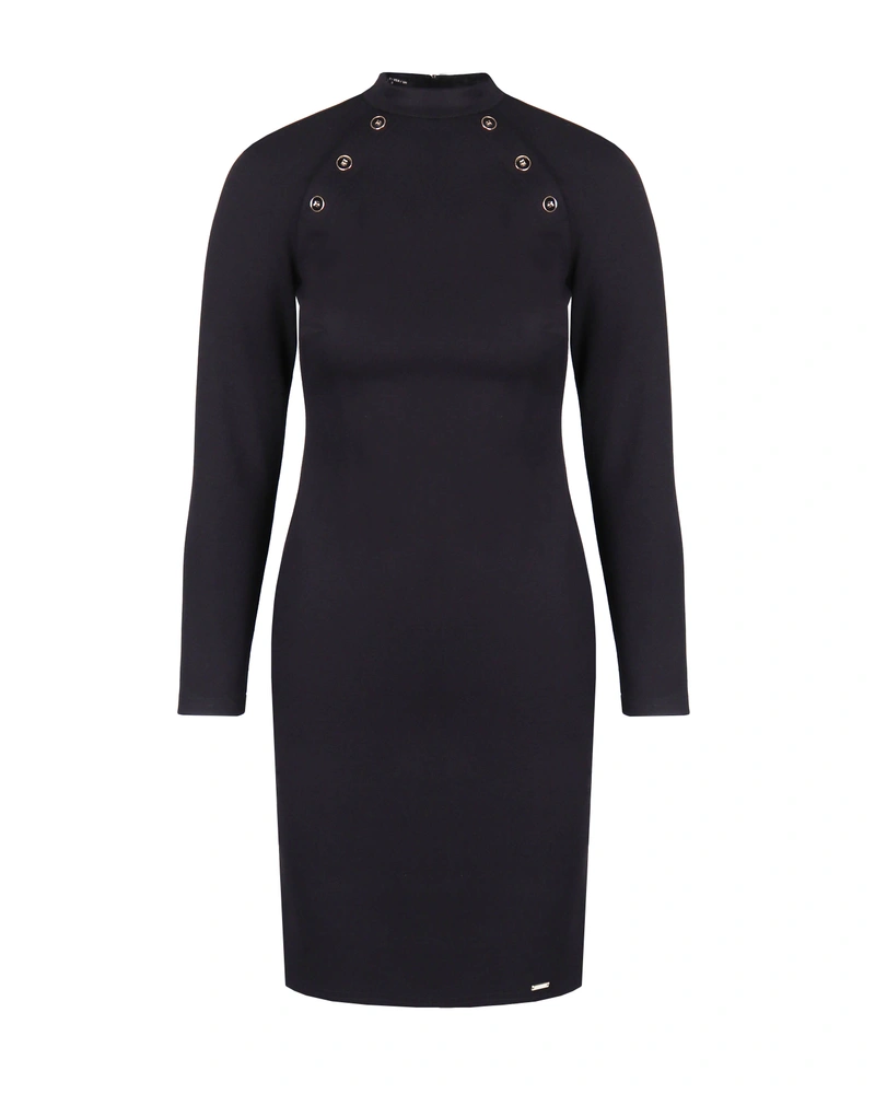Dress with decorative buttons | Dresses