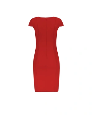 Dress with geometric cutout neckline | Dresses | Dika.test - 1 Dress with geometric cutout neckline | Dresses - 1