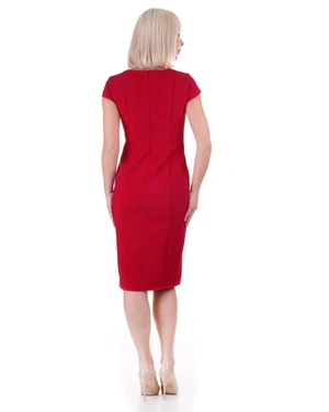 Dress with geometric cutout neckline | Dresses | Dika.test - 4 Dress with geometric cutout neckline | Dresses - 4