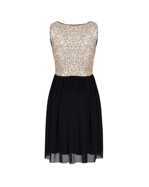 Dress with gold sequins | Dresses and Jumpsuits - 1