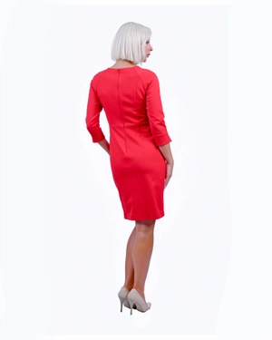 Dress with neckline detail | Dresses and Jumpsuits - 11