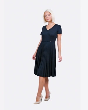 Dress with pleated bottom | All products - 5
