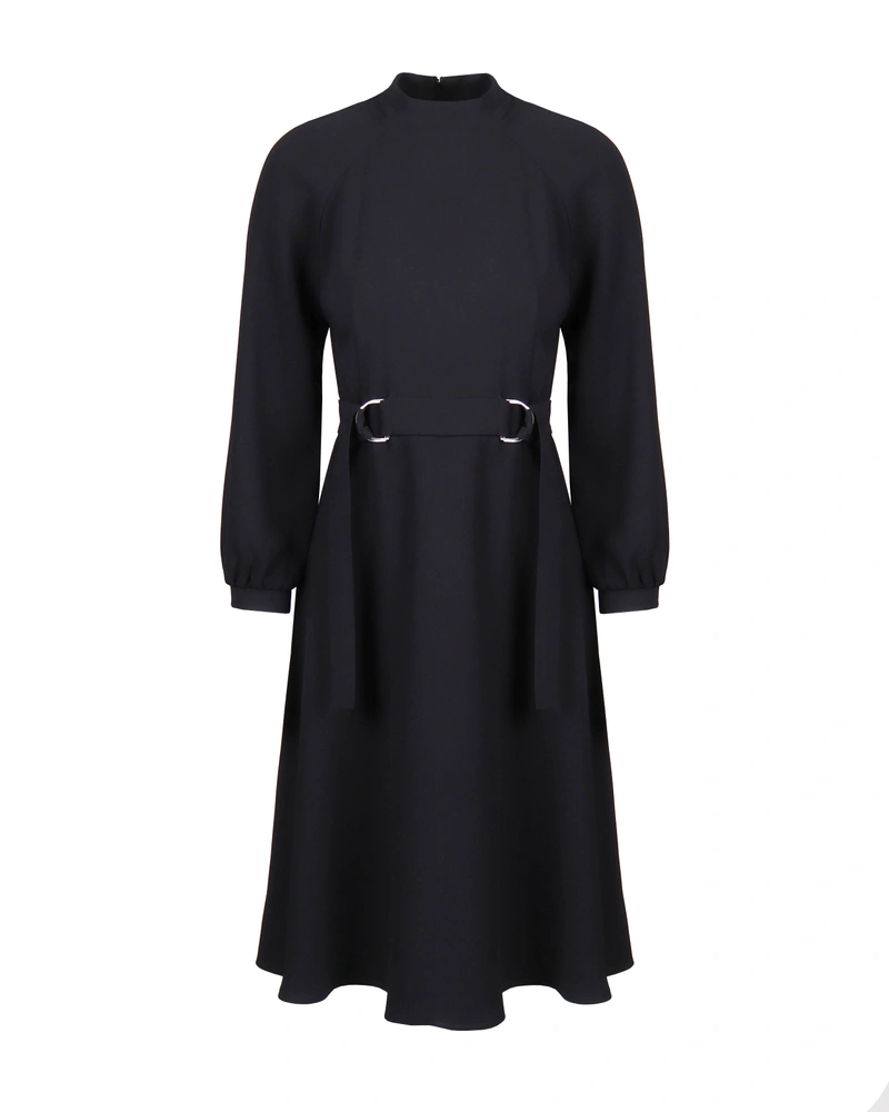 Dress with textile belt | All products