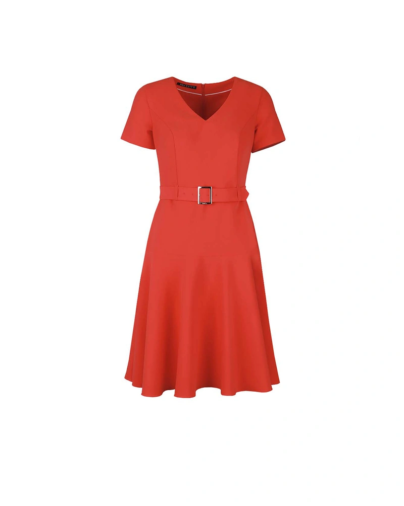 Dress with V-neckline | All products