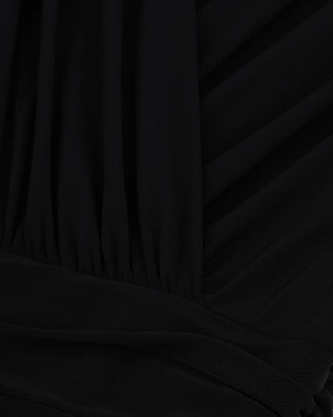 Elegant black women's jumpsuit with wide-leg trousers | Jumpsuites - 5
