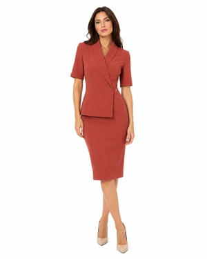 Elegant blazer-style dress in a Rose Ash shade | NEW - 1