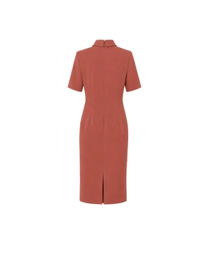 Elegant blazer-style dress in a Rose Ash shade | NEW - 3