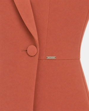 Elegant blazer-style dress in a Rose Ash shade | NEW - 4